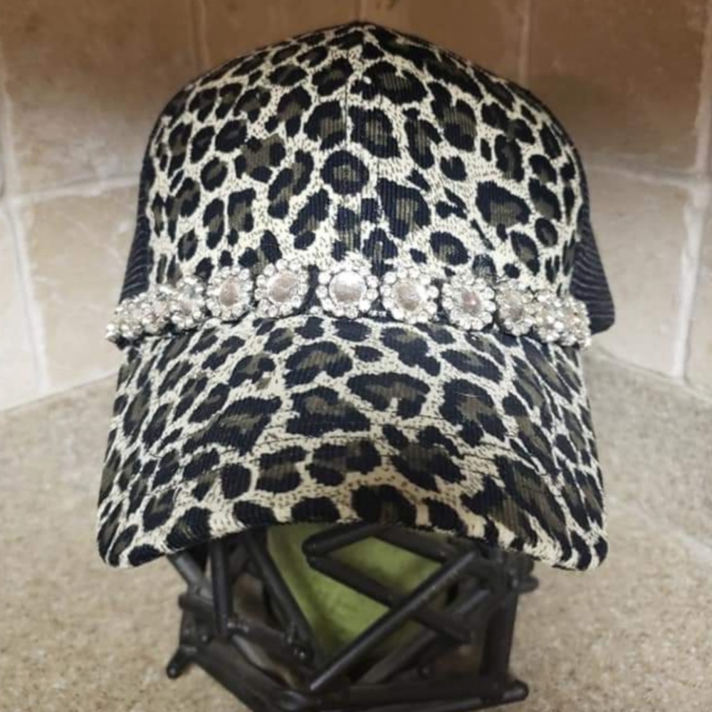 Olive & Pique inspired cheetah print bling ladies